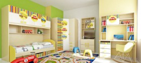 Детская комната Клаксон (Бежевый/корпус Клен) в Ачинске - achinsk.katalogmebeli.com | фото 5