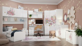 Детская комната Совушки (Белый/корпус Выбеленное дерево) в Ачинске - achinsk.katalogmebeli.com | фото 2