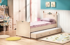 Кровать детская Балли 2-х уровневая (венге/белфорт) в Ачинске - achinsk.katalogmebeli.com | фото 2
