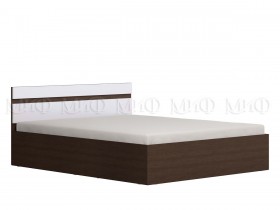 Ким кровать 1,4 (Венге/белый глянец) в Ачинске - achinsk.katalogmebeli.com | фото