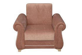 Кресло для отдыха "Порто" (велюр киви корица / микровельвет крем) в Ачинске - achinsk.katalogmebeli.com | фото 8