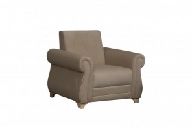 Кресло для отдыха "Порто" (велюр киви латте / микровельвет крем) в Ачинске - achinsk.katalogmebeli.com | фото 1