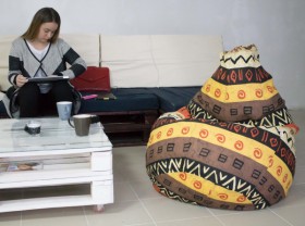 Кресло-груша Большое-Африка в Ачинске - achinsk.katalogmebeli.com | фото 4
