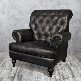 Кресло кожаное Лофт Аристократ в Ачинске - achinsk.katalogmebeli.com | фото 2