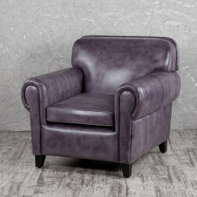 Кресло кожаное Элегант (Фиолетовый) в Ачинске - achinsk.katalogmebeli.com | фото