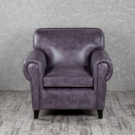 Кресло кожаное Элегант (Фиолетовый) в Ачинске - achinsk.katalogmebeli.com | фото 4