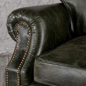 Кресло кожаное Лофт Аристократ (ширина 1070 мм) в Ачинске - achinsk.katalogmebeli.com | фото 5