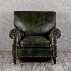 Кресло кожаное Лофт Аристократ (ширина 1070 мм) в Ачинске - achinsk.katalogmebeli.com | фото 9