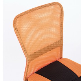 Кресло компактное BRABIX Smart MG-313 (черный, оранжевый) в Ачинске - achinsk.katalogmebeli.com | фото 4