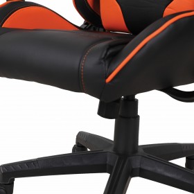 Кресло компьютерное BRABIX GT Racer GM-100 (черный, оранжевый) в Ачинске - achinsk.katalogmebeli.com | фото 2