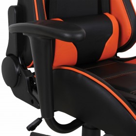 Кресло компьютерное BRABIX GT Racer GM-100 (черный, оранжевый) в Ачинске - achinsk.katalogmebeli.com | фото 3