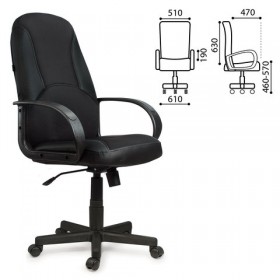 Кресло офисное BRABIX City EX-512 (черное) в Ачинске - achinsk.katalogmebeli.com | фото