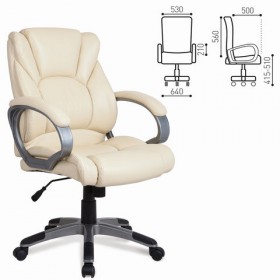 Кресло офисное BRABIX Eldorado EX-504 (бежевый) в Ачинске - achinsk.katalogmebeli.com | фото 1