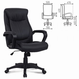 Кресло офисное BRABIX Enter EX-511 (черный) в Ачинске - achinsk.katalogmebeli.com | фото