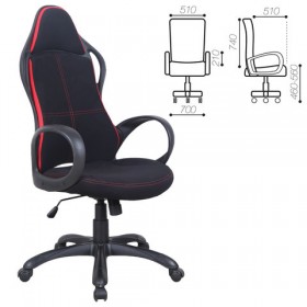 Кресло офисное BRABIX Force EX-516 (ткань) в Ачинске - achinsk.katalogmebeli.com | фото 1