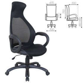 Кресло офисное BRABIX Genesis EX-517 (черное) в Ачинске - achinsk.katalogmebeli.com | фото 1