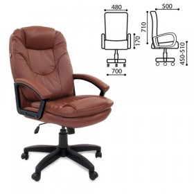 Кресло офисное BRABIX Trend EX-568 (коричневый) в Ачинске - achinsk.katalogmebeli.com | фото