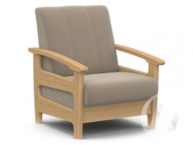 Кресло для отдыха Омега (бук лак/CATANIA LATTE) в Ачинске - achinsk.katalogmebeli.com | фото