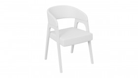 Кресло «Техас 1» (Белый матовый/Экокожа Белый №66) в Ачинске - achinsk.katalogmebeli.com | фото
