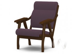 Кресло Вега-10 (орех лак/ULTRA PLUM) в Ачинске - achinsk.katalogmebeli.com | фото 1