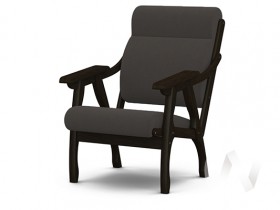 Кресло Вега-10 (венге лак/ULTRA GRAFIT) в Ачинске - achinsk.katalogmebeli.com | фото