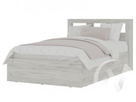 Кровать 1,2 МС Гранд (дуб крафт белый) в Ачинске - achinsk.katalogmebeli.com | фото