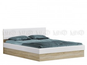 Кровать 1,4 спальня Фортуна (Дуб сонома/белый глянец) в Ачинске - achinsk.katalogmebeli.com | фото