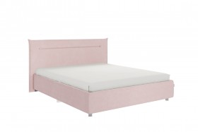 Кровать 1,6 Альба с основанием (Нежно-розовый велюр) в Ачинске - achinsk.katalogmebeli.com | фото