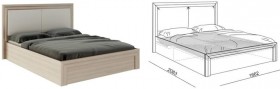 Кровать 1,6 Глэдис (М32) с подъемным механизмом Распродажа в Ачинске - achinsk.katalogmebeli.com | фото 2