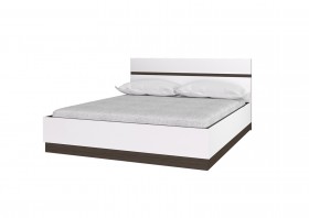 Кровать 1,6м Вегас (Венге/Белый) в Ачинске - achinsk.katalogmebeli.com | фото