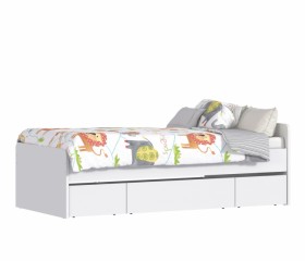 Кровать (900) СБ-3149 Терра (Белый) в Ачинске - achinsk.katalogmebeli.com | фото