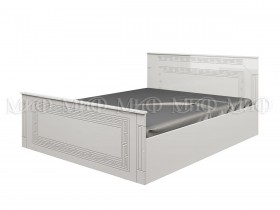 Кровать Афина-1 1,6 м (Белый/Белый глянец) в Ачинске - achinsk.katalogmebeli.com | фото