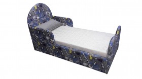 Кровать детская Соня (Печать Филин (синий), 1 категория) в Ачинске - achinsk.katalogmebeli.com | фото