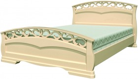 Кровать Грация-1 из массива сосны 1600*2000 Белый античный в Ачинске - achinsk.katalogmebeli.com | фото 17
