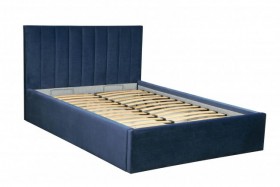 Кровать "Юнона" ш. 1600 (Н=1020мм) (ягуар нэви) в Ачинске - achinsk.katalogmebeli.com | фото