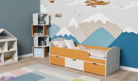 Кровать Малыш-мини Винтерберг/Оранжевый в Ачинске - achinsk.katalogmebeli.com | фото