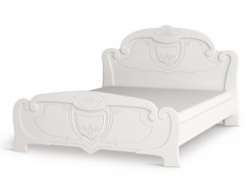 Кровать 1,6м Мария (Белый глянец) в Ачинске - achinsk.katalogmebeli.com | фото