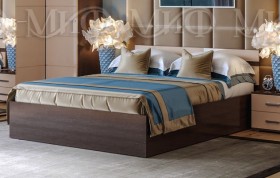 Кровать Нэнси 1,4м (Венге/капучино глянец) в Ачинске - achinsk.katalogmebeli.com | фото