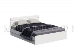 Кровать Нэнси New 1,4м (Белый/белый глянец) в Ачинске - achinsk.katalogmebeli.com | фото 1