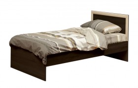 Кровать одинарная 21.55 (шир. 900) с настилом (венге/профиль дуб линдберг)/осн. в Ачинске - achinsk.katalogmebeli.com | фото