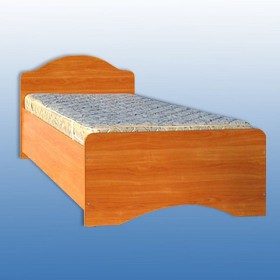 Кровать одинарная с ящиками 800-1 без матраса (круглые спинки) Вишня Оксфорд в Ачинске - achinsk.katalogmebeli.com | фото 2
