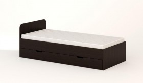 Кровать с ящиками 900 (Венге) в Ачинске - achinsk.katalogmebeli.com | фото