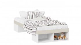 Кровать «Сканди»  Дуб Гарден/Белый в Ачинске - achinsk.katalogmebeli.com | фото
