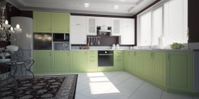 Модульная кухня Парма 1,6 м (Бирюза) в Ачинске - achinsk.katalogmebeli.com | фото