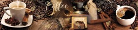 Кухонный фартук Мерцание Кофейная Арабика золото в Ачинске - achinsk.katalogmebeli.com | фото