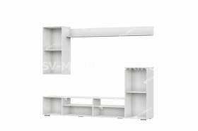 Мебель для гостиной МГС 4 (Белый/Белый глянец) в Ачинске - achinsk.katalogmebeli.com | фото 3