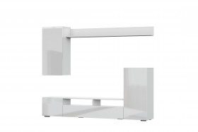 Мебель для гостиной МГС 4 (Белый/Белый глянец) в Ачинске - achinsk.katalogmebeli.com | фото 7