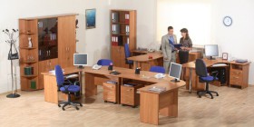 Мебель для персонала Альфа 61 Ольха в Ачинске - achinsk.katalogmebeli.com | фото 1