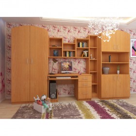 Детская Мишутка Комплект мебели (Вишня оксфорд) в Ачинске - achinsk.katalogmebeli.com | фото
