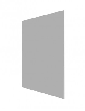 Панель торцевая С Ройс (для шкафов нижних) Белый софт в Ачинске - achinsk.katalogmebeli.com | фото